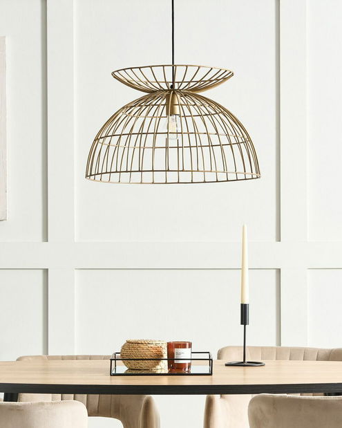 Závesné svietidlo Mahza (mosadzná)