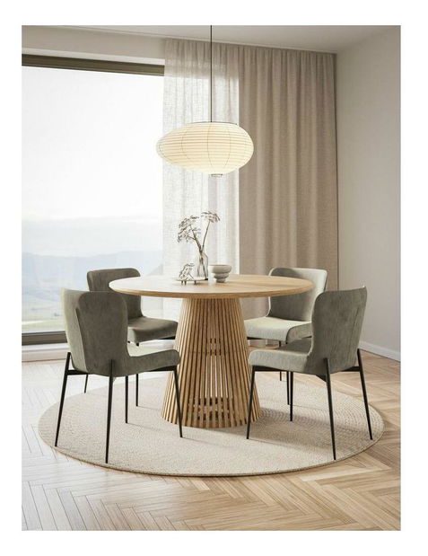 Blagovaonska stolica Nebula (siva + crna)