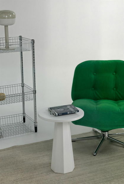 Príručný stolík Lilia (biela)