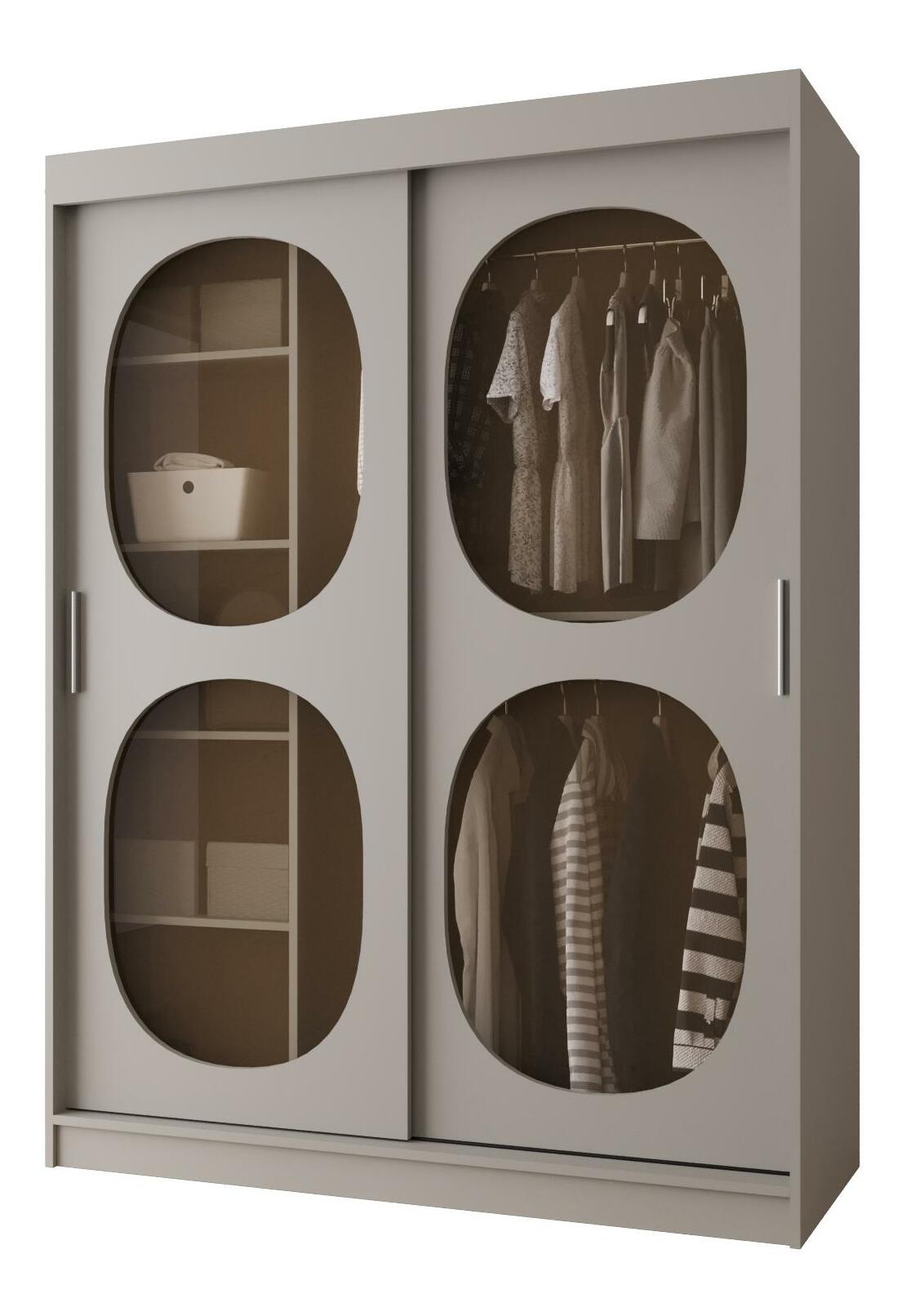 Ruhásszekrény 150 cm Boomer 2 (kasmír)