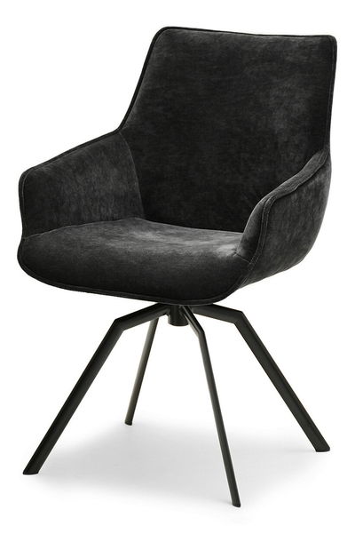 Scaun sufragerie Lowie (negru)