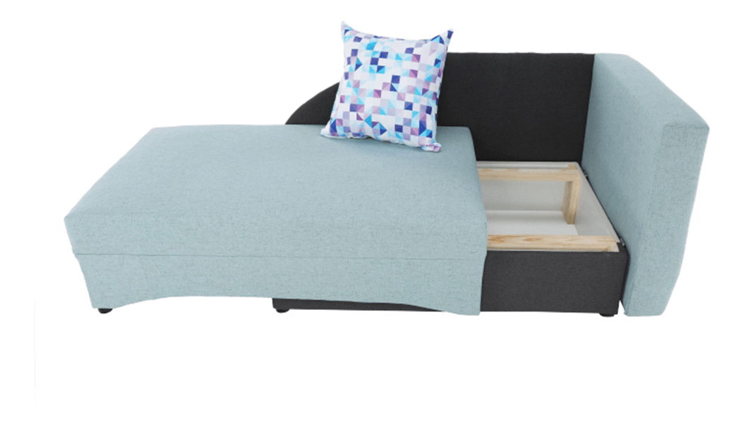 Canapea Belanna (Mentol + gri)