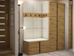 Mobilier hol Tovenaz III (stejar artisan + negru)