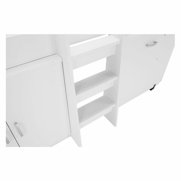 Kombinált gyerekágy 90 cm Flann (fehér)