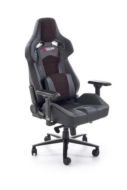 Fotoliu gaming Balgur (gri închis + negru)