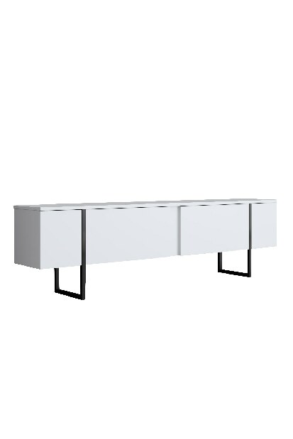 Mobilier living Luna (Alb + Negru)