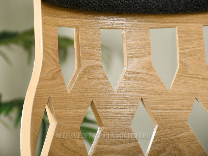 Szék Crab (grafit + tölgy)