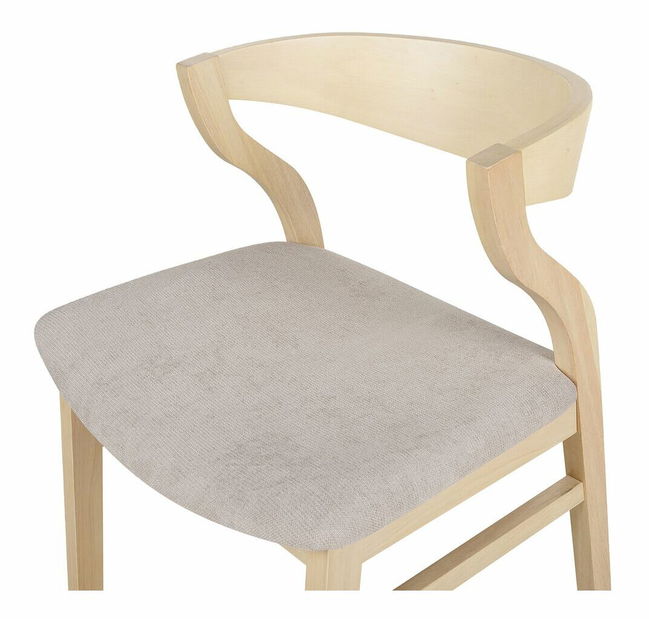 Set 2 ks jedálenských stoličiek Maori (svetlé drevo)