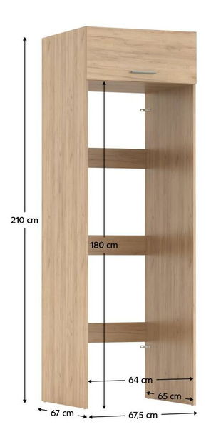 Dulap Jerry (stejar artisan)