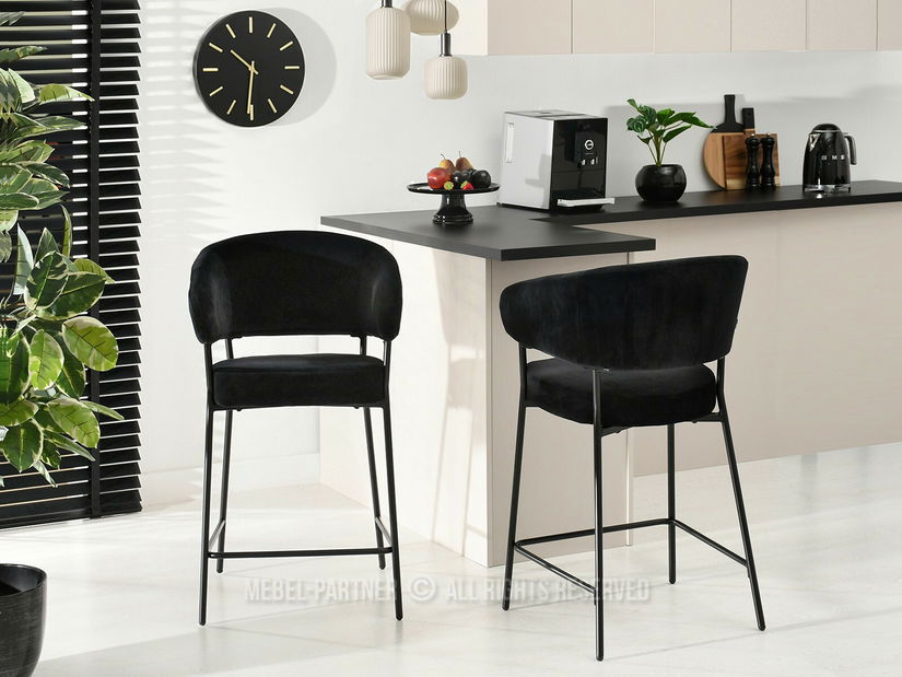 Scaun bar Coordiano (negru)