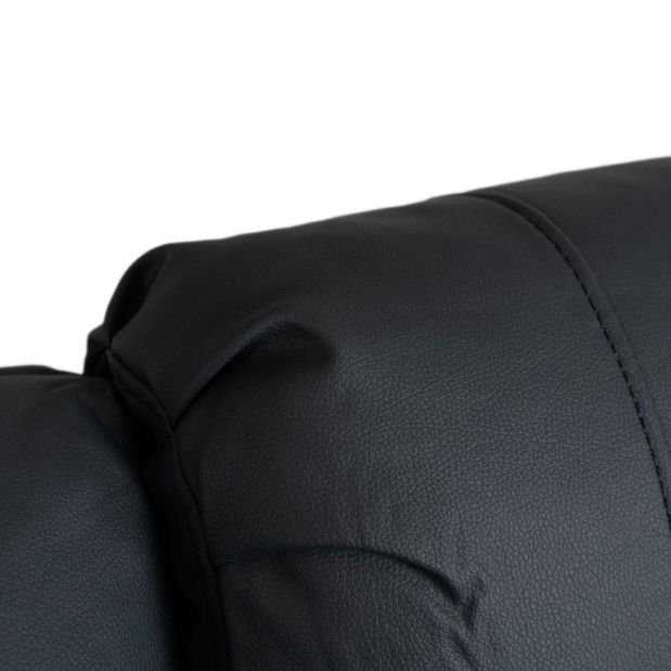 Fotoliu masaj Jornaleros (piele ecologică negru) 