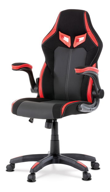 Fotoliu de birou/gaming Yzix-Y352-RED (Negru + roșu)