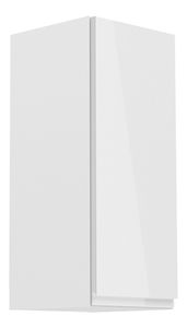 Dulap superior de bucătărie G30 Aurellia (alb + alb lucios) (D)