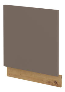 Dvierka na vstavanú umývačku riadu Barb ZM 570x596 (truflová)