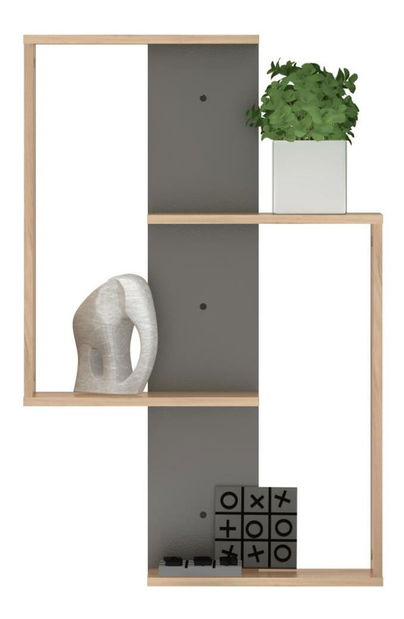 Polica Vinsconsin (hrast artisan + grafit)