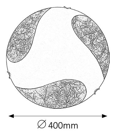 Aplică Art Gold 1942 (alb + auriu)