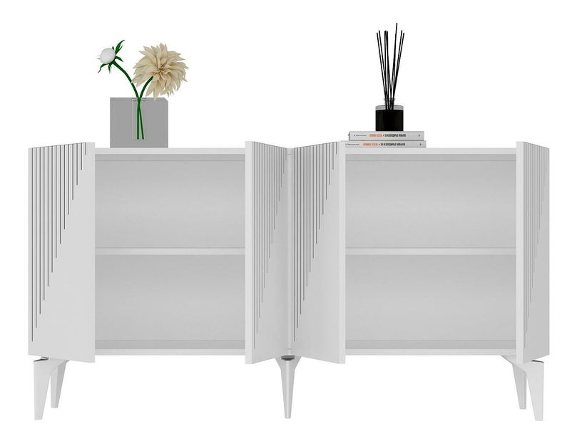 Ormarić Tomune 2 (bijela + crna)