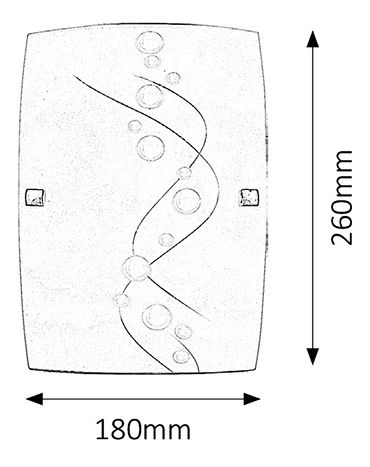 Závesné svietidlo Ruby 3754 (biely vzor)
