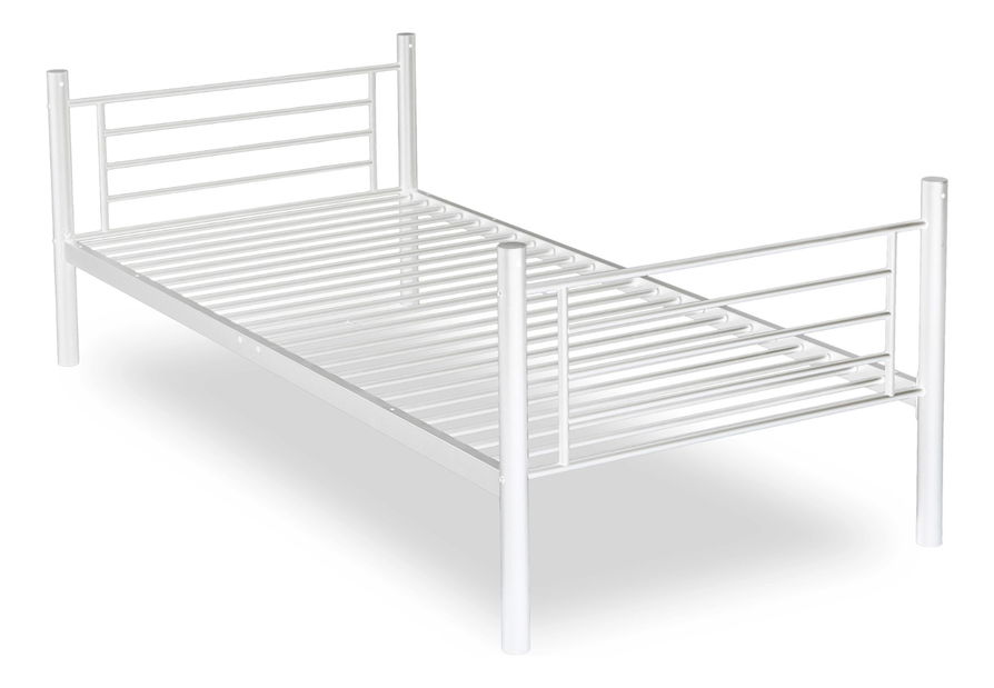 Dječji krevet na kat 90 cm Riverside (bijela) (s podnicom)