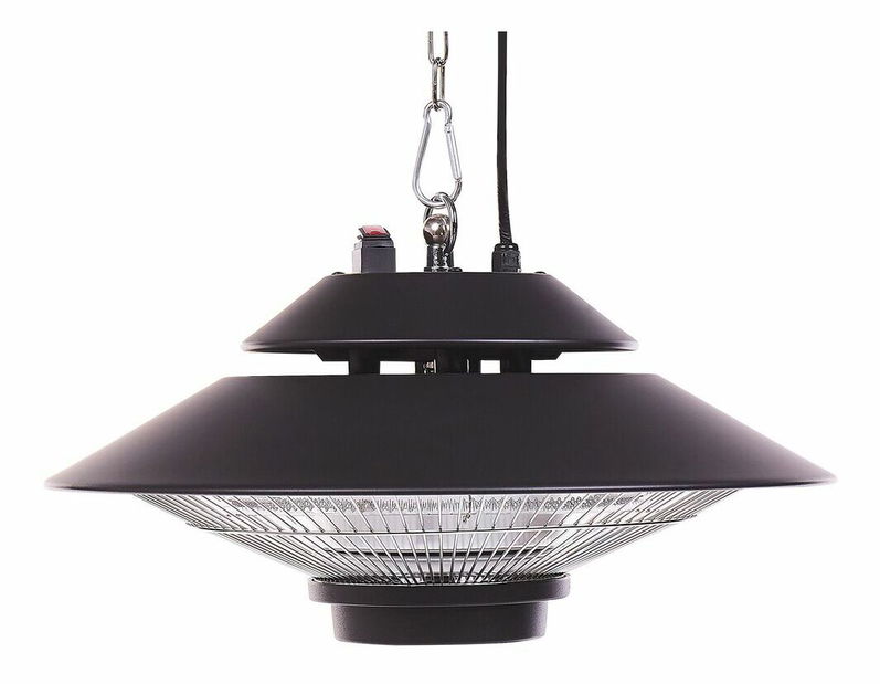 Stropný ohrievač Merza (čierna)