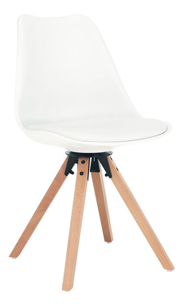 Forgószék Dolena (fehér öko-bőr)