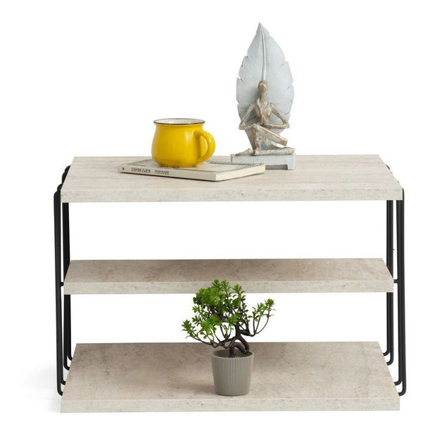 Príručný stolík Lifia (čierny mramor)