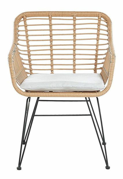 Set pentru grădină TASARA (maro deschis) (pentru 2 persoane)