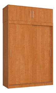 Dulap cu uși culisante (cu suprastructură) Saberlo (arin)