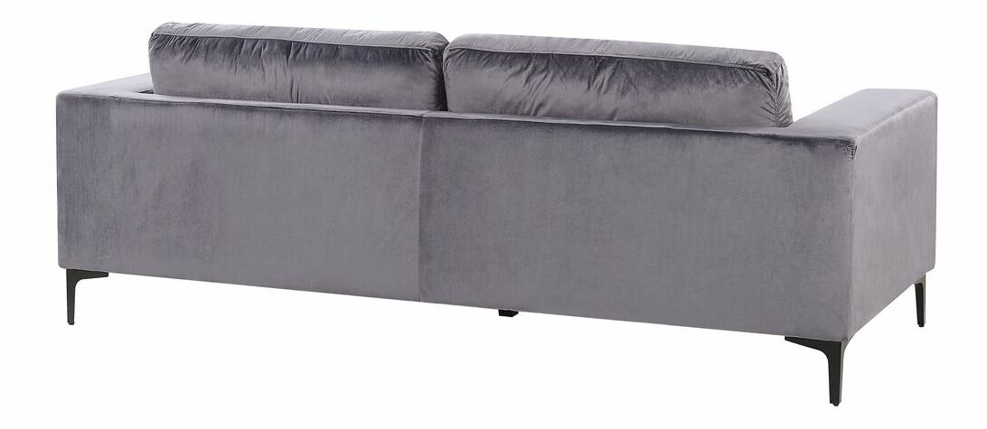 Pohovka trojsedačka VEDISO (polyester) (tmavosivá)