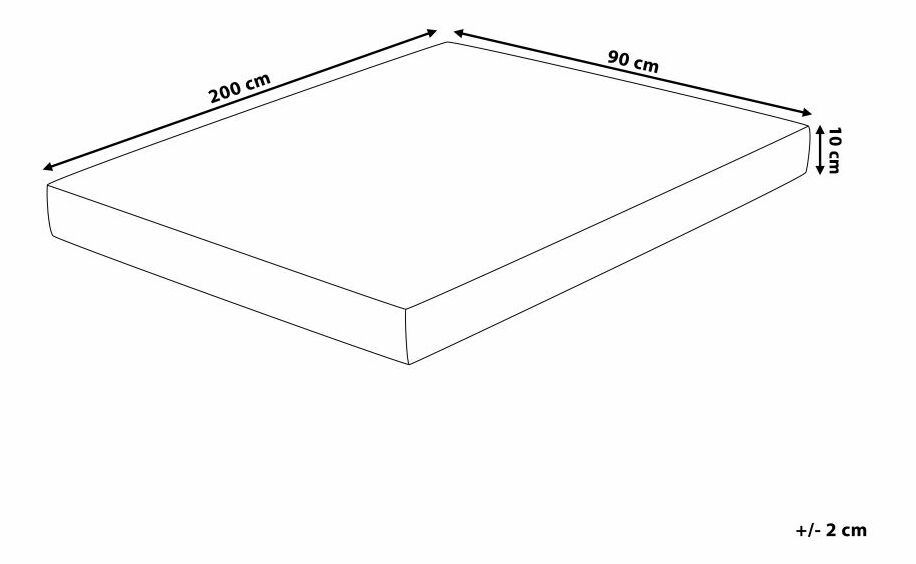 Penový matrac 90x200 cm PIKKU *výpredaj