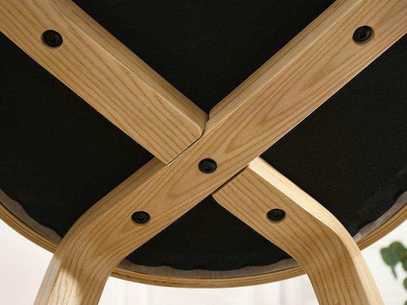 Jedálenská stolička Ahogar (béžová + dub)