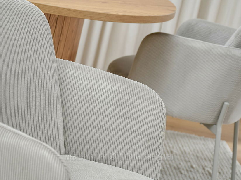 Stolička Omar (béžová + sivá)