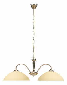 Függesztett lámpa Regina 8177 (bronz + krém)