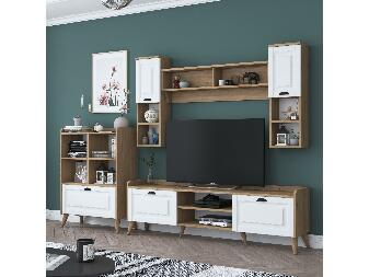 Mobilier living Kupode 4 (alb + Nuc) 