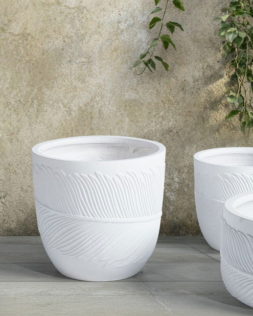 Virágtartó 33 cm Fiero (fehér)