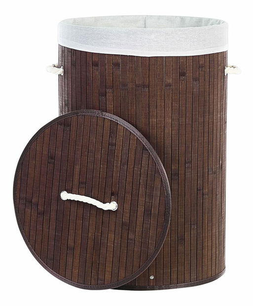 Kôš na bielizeň Shirell (hnedá) 