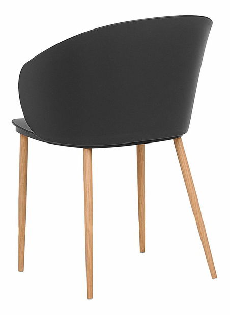 Set 2 ks. jedálenských stoličiek BALAK (čierna)