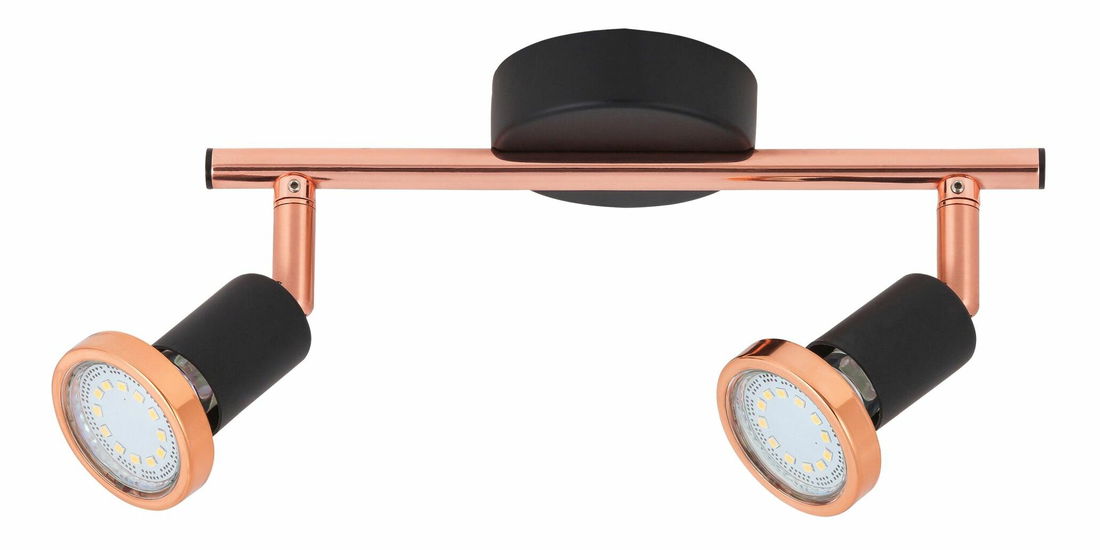Bodové svietidlo Valentine 6847 (matná čierna + medená)