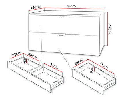 Skrinka pod umývadlo 01 Batierio (Čierna)