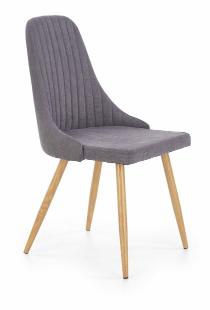 Scaun de sufragerie Kniveton (gri închis)