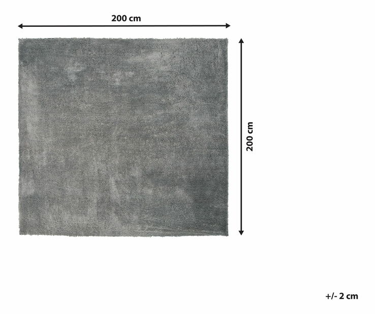Tepih 200x200 cm Emeralda (svijetlo siva)