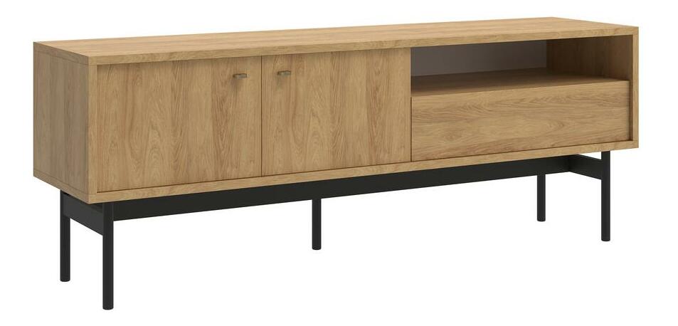 Dulap TV Oscar O4 (hikor natural + negru)