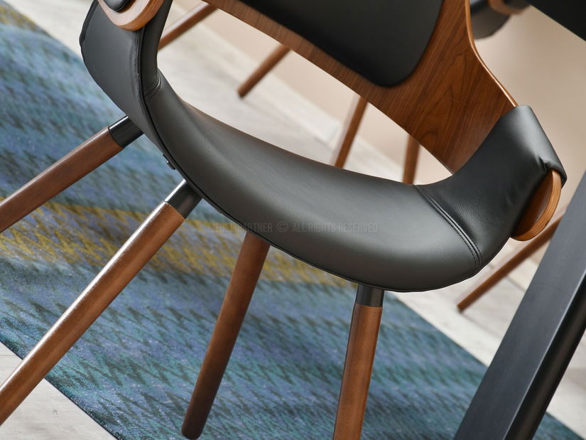 Stolica Tina (tamni orah + orah)