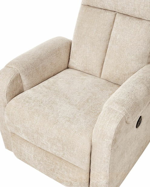 Relaxačné kreslo Seabert (béžová) (s LED osvetlením)