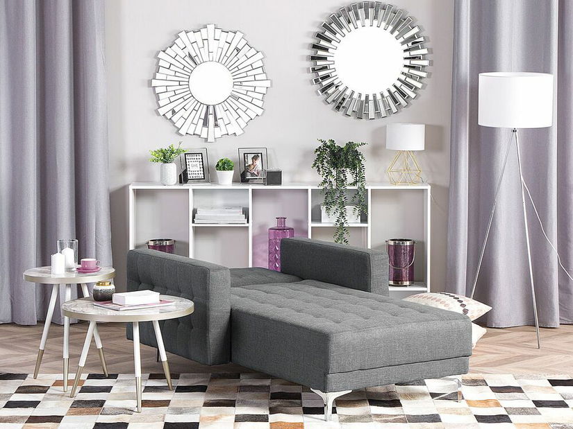 Fotelja ABERLADY (svijetlosiva) (na razvlačenje)