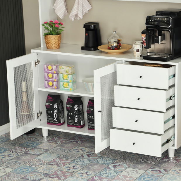 Bufet Grandene 140 (alb)