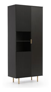 Dulap cu rafturi Nalani R3D (negru)