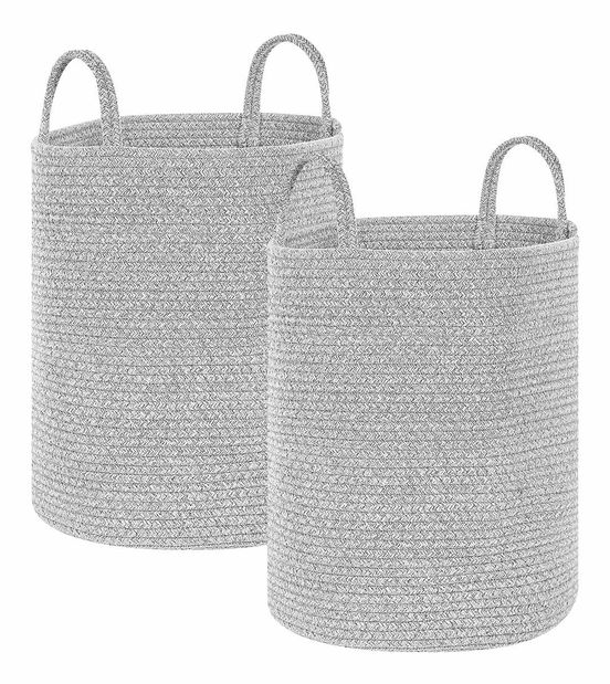 Set 2 košare Seaton (siva) 