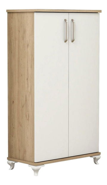 Ormarić za obuću Arnie (orah + bijela)