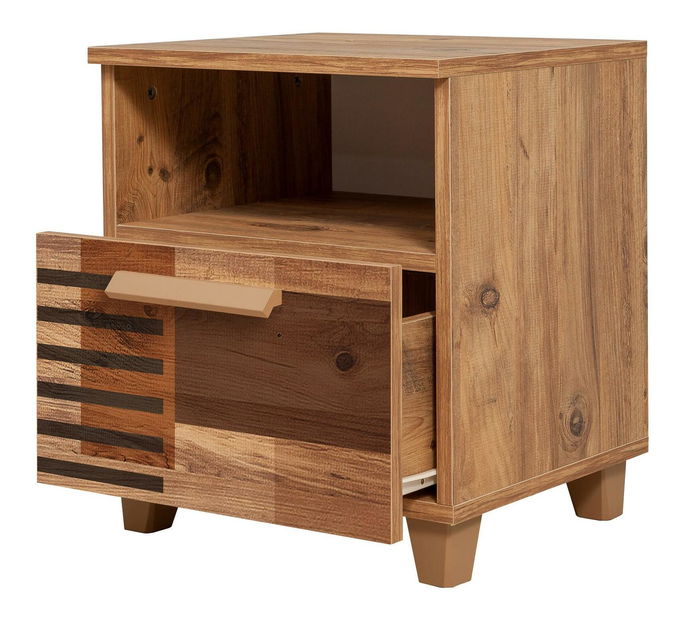 Éjjeliszekrény Nudava 2 (atlanti fenyő)